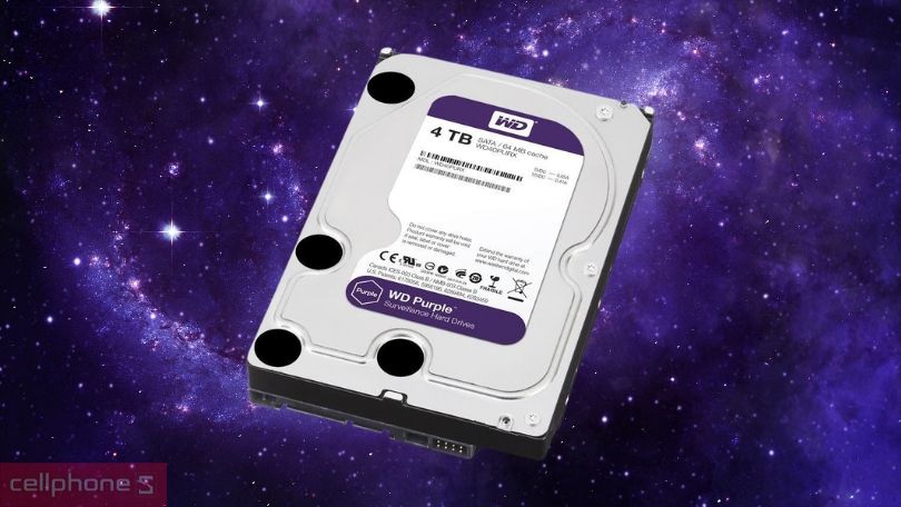 Ổ cứng HDD WD Purple 4TB 3.5 inch SATA WD84PURZ 