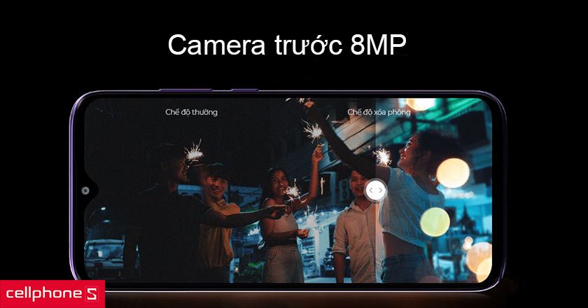 camera selfie 8MP cho ảnh sắc nét