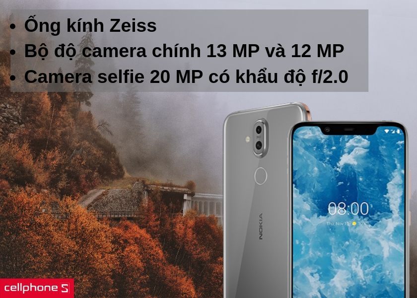 Hệ thống camera sử dụng ống kính Zeiss cho khả năng bắt nét cùng tốc độ chụp ảnh nhanh, chi tiết