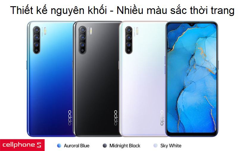 Thiết kế nguyên khối tinh tế mỏng và nhẹ hơn với các màu sắc tự nhiên