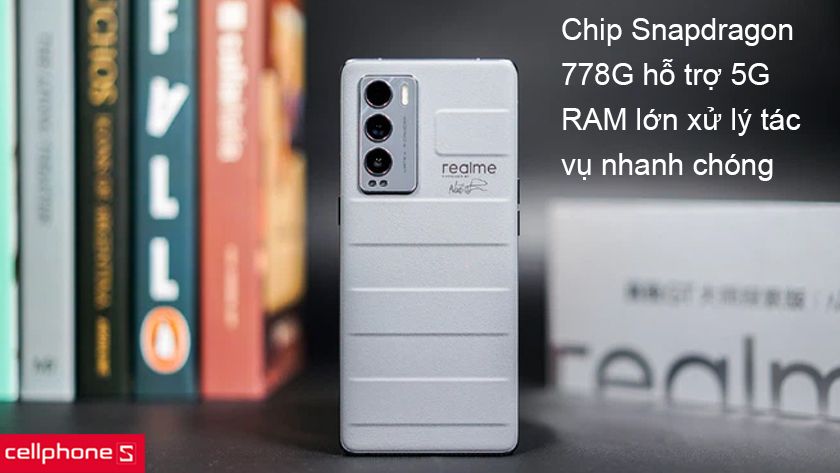 Cấu hình khỏe khoắn với chip Rồng 778G hỗ trợ 5G, RAM dung lượng cao