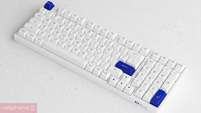 Tính năng bàn phím cơ Akko 3098B Multi-Mode Blue On White