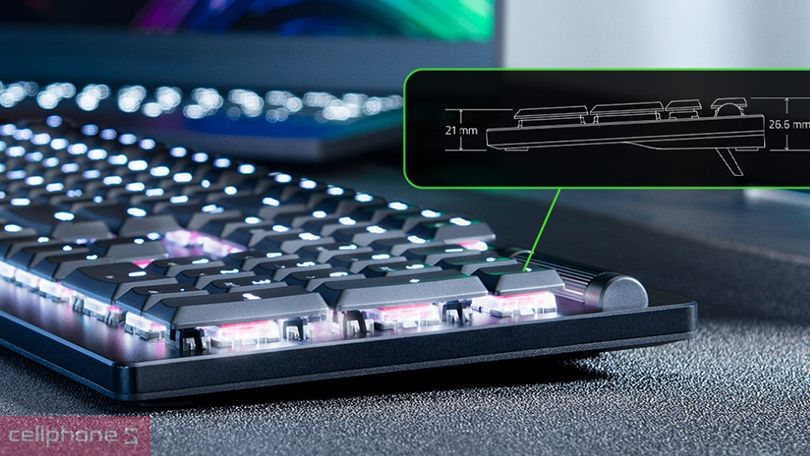 Razer giới thiệu bàn phím chuyên game mới, tùy biến đèn RGB 16,8 triệu màu