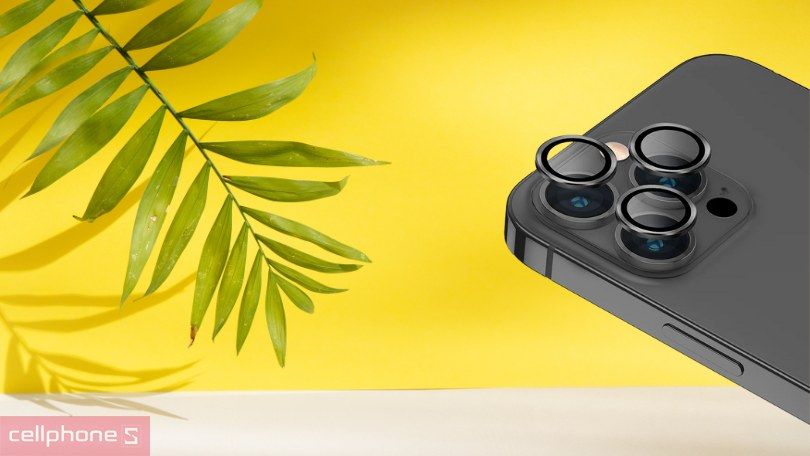 Đánh giá thiết kế Miếng dán bảo vệ camera iPhone 14 Pro/14 Pro Max Uniq viền màu