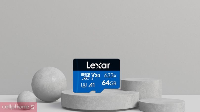 Thẻ nhớ LEXAR MicroSDXC 64GB U3 V30 A1 100MB/s