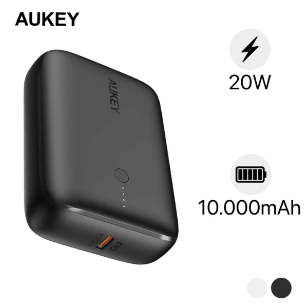 Pin sạc dự phòng Aukey PB-N83S 20W PD 10.000mAh 