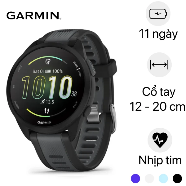 Đồng hồ thông minh Garmin Forerunner 165 Music