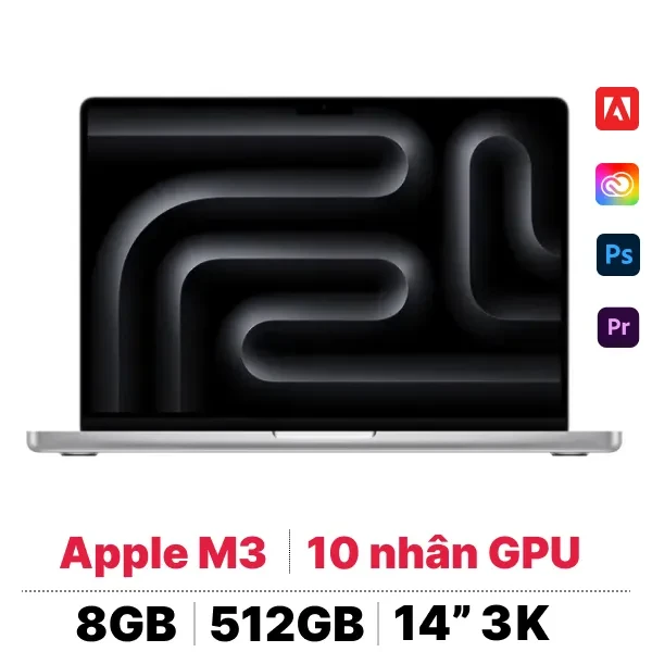 MacBook Pro 14 M3 8GB - 512GB | Chính hãng Apple Việt Nam
