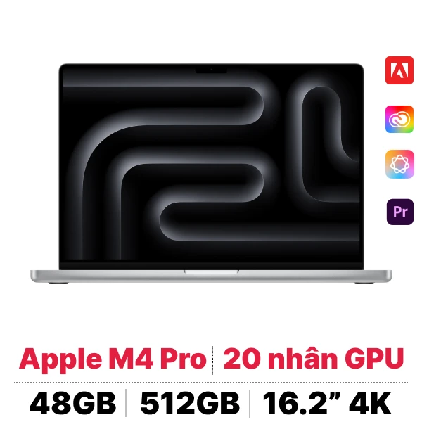 MacBook Pro 16 M4 Pro 14CPU 20GPU 48GB 512GB | Chính hãng Apple Việt Nam