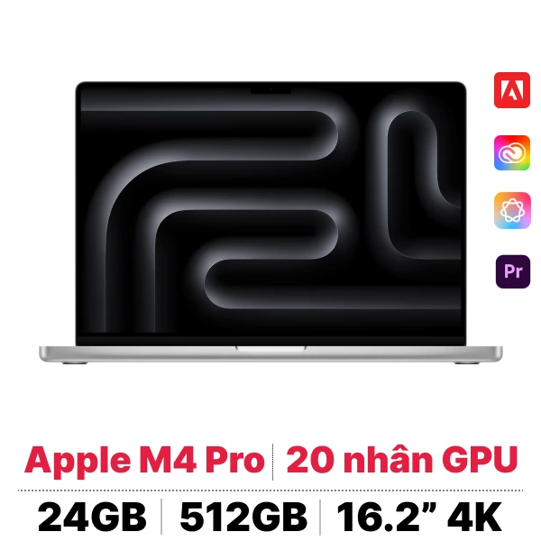 MacBook Pro 16 M4 Pro 14CPU 20GPU 24GB 512GB | Chính hãng Apple Việt Nam