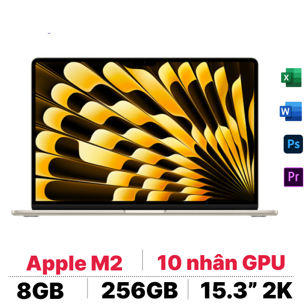 MacBook Air 15 inch M2 2023 8GB 256GB sạc 35W | Chính hãng Apple Việt Nam