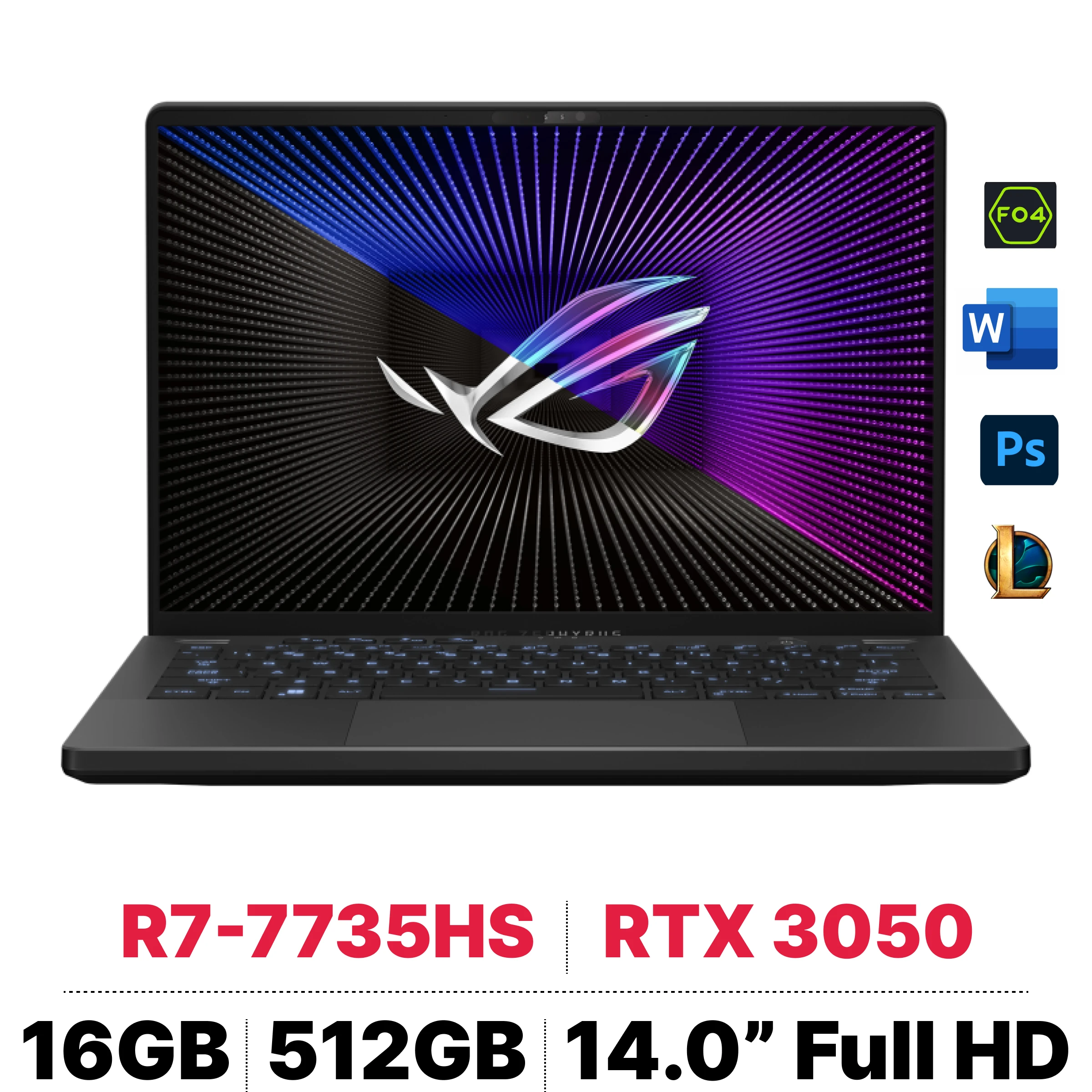 Laptop ASUS Gaming ROG Zephyrus G14 GA402NJ-L4056W