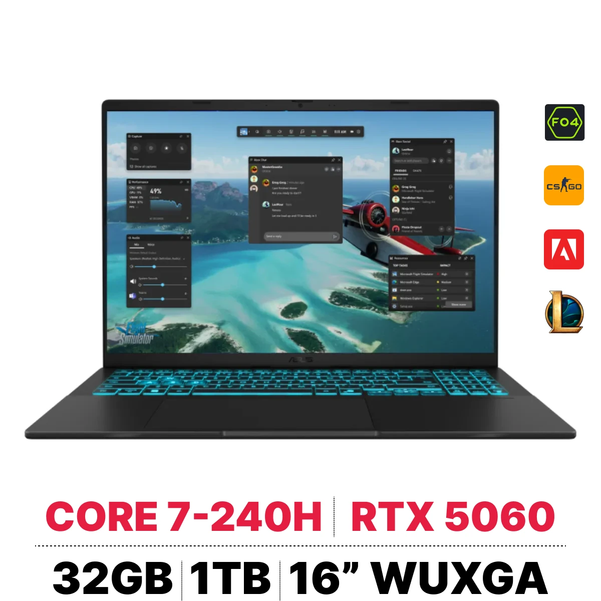 Laptop ASUS Gaming V16 V3607VM-RP044W