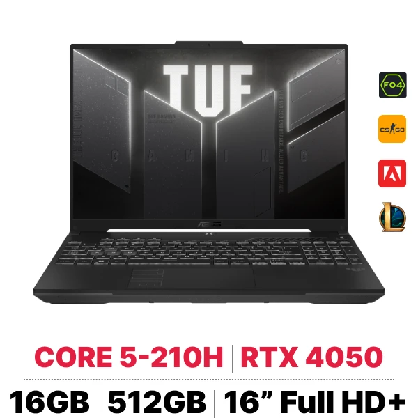 Laptop ASUS TUF Gaming F16 FX607VU-RL045W