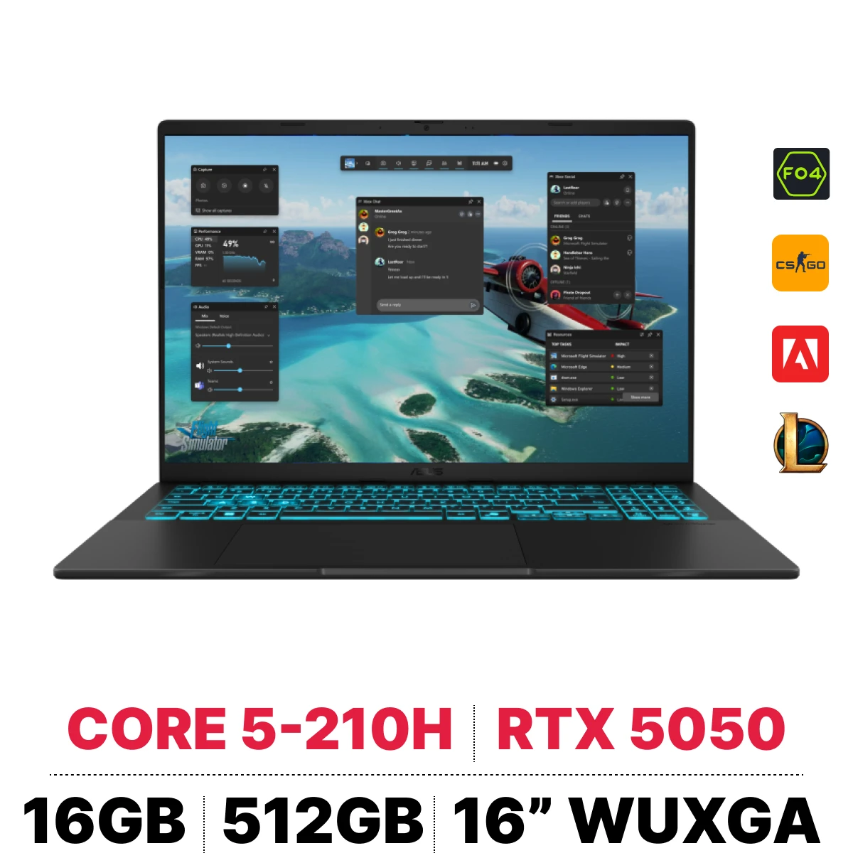 Laptop ASUS Gaming V16 V3607VH-RP024W