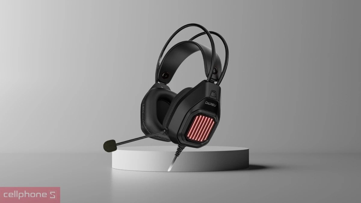 Kết nối tai nghe gaming có dây DareU EH406 