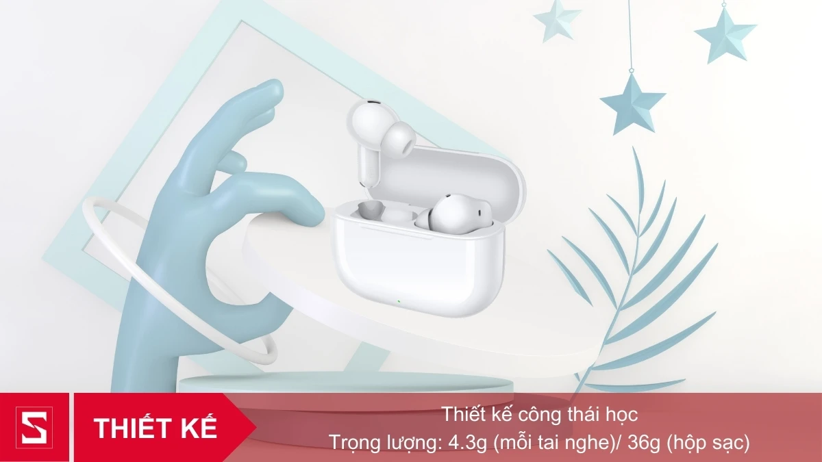 Thiết kế  tai nghe Huawei FreeBuds SE 4