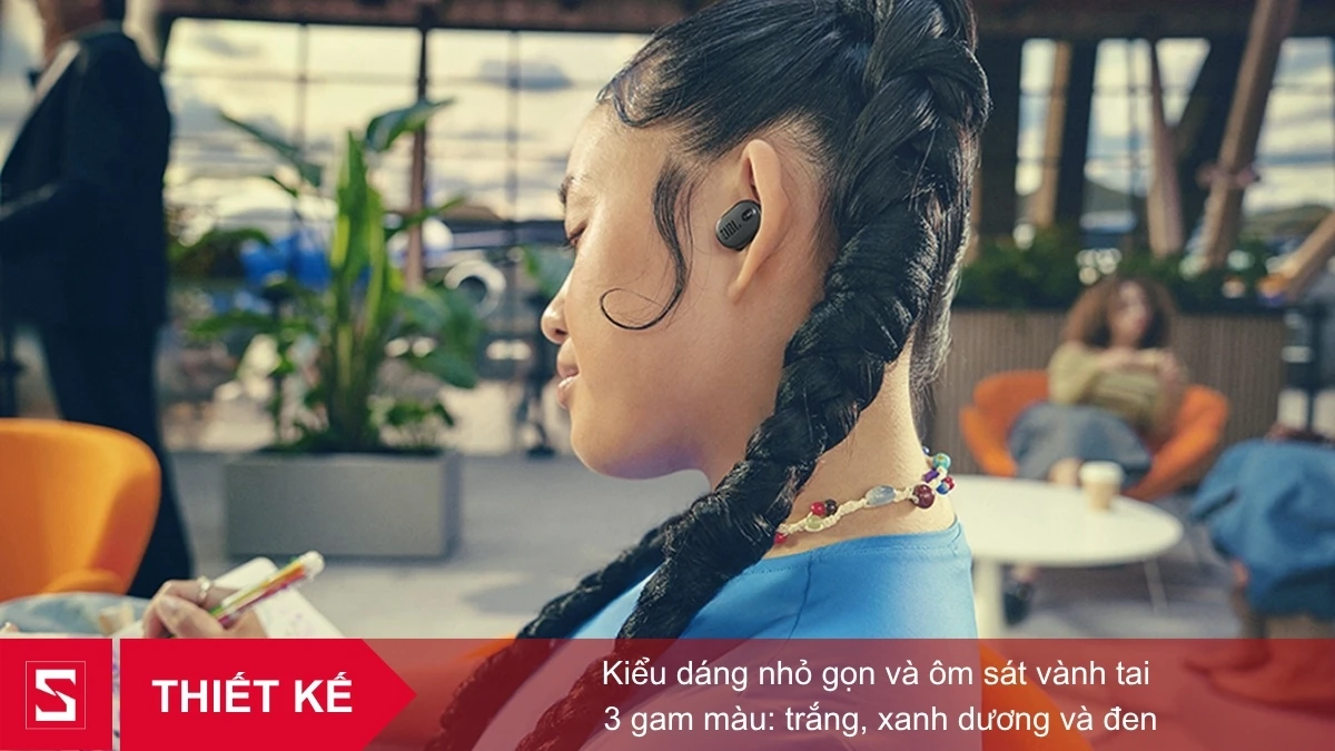 Thiết kế  tai nghe JBL Tune Buds 2
