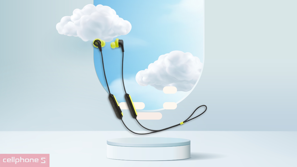 tai nghe thể thao JBL Endurance Run BT sở hữu chuẩn kháng nước IPX5
