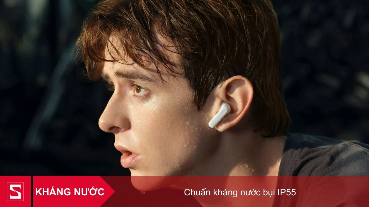Chuẩn kháng nước IP55, mic đàm thoại rõ ràng