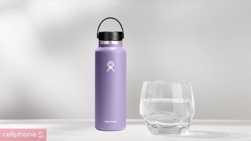 Khả năng giữ nhiệt của bình nước giữ nhiệt Hydro Flask Wide Flex Cap 40 oz