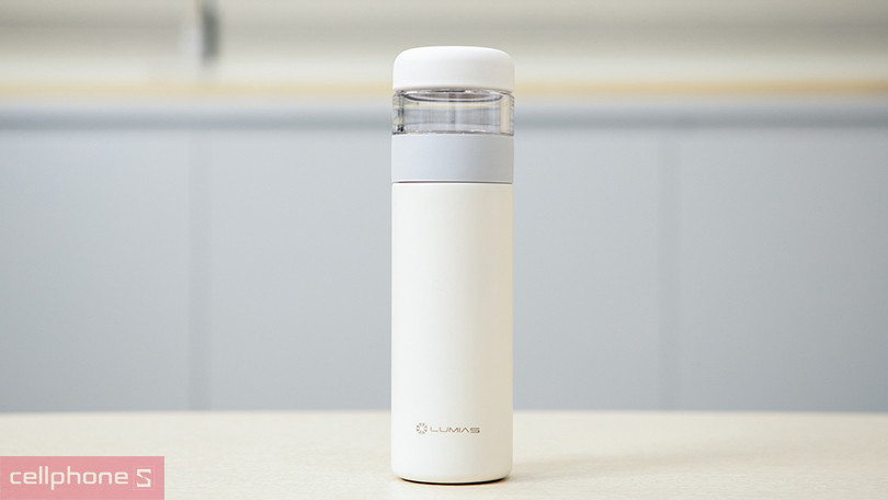 Dung tích, chất liệu của bình giữ nhiệt hiển thị nhiệt độ Lumias HB-450 400ml