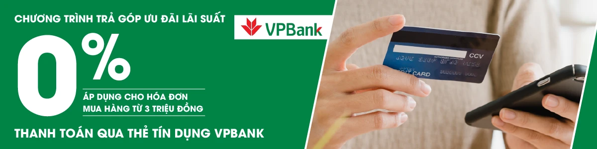 Trả góp qua ngân hàng VPBank