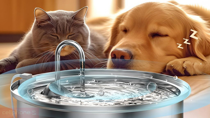 Chất liệu máy cho thú cưng uống nước tự động Oneisall PWF-002