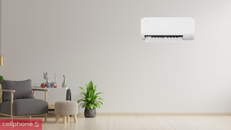 Thiết kế của máy lạnh Samsung Inverter AR10DYHZAWKNSV 1 HP