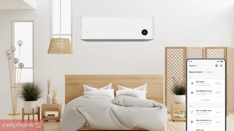 Máy lạnh 2 chiều Xiaomi Mijia V1A1 KFR 26GW 9000BTU - Có khả năng kết nối app thông minh
