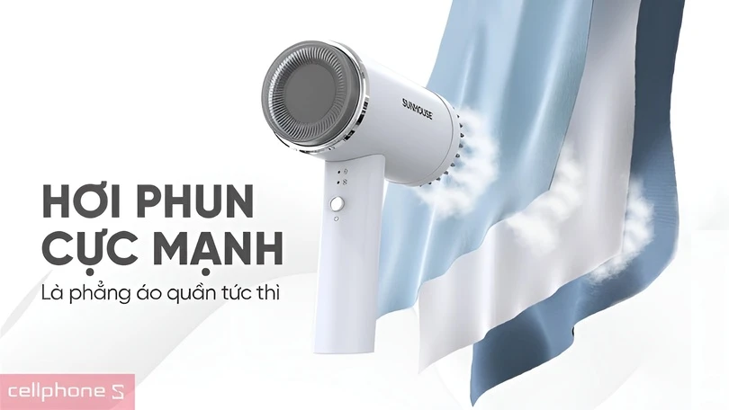 Công suất bàn ủi hơi nước cầm tay Sunhouse SHD2176