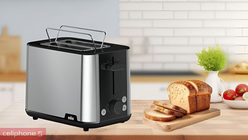 Khay chứa vụn bánh mì của máy nướng bánh mì Braun HT1510BK