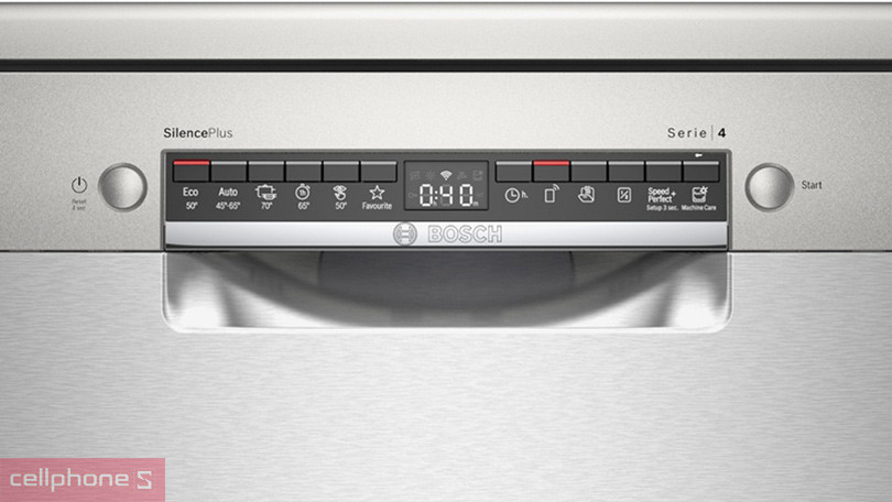Máy rửa chén độc lập Bosch SMS4ECI26E có 6 chương trình rửa
