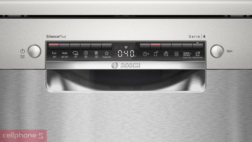 Tiện ích thông minh trên máy rửa bát độc lập Bosch SMS4EKI06E