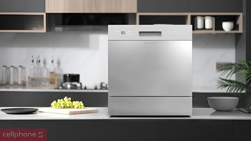 máy rửa chén mini tiết kiệm hơn 50% nước và điện năng
