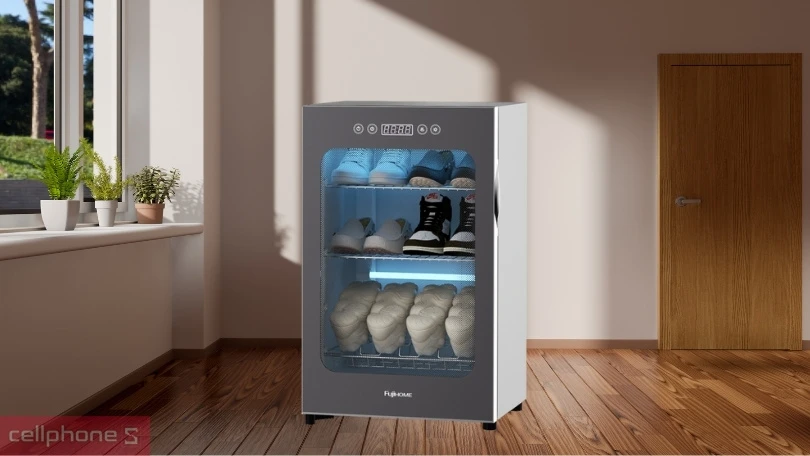 Dung tích tủ sấy giày dép Fujihome SD68