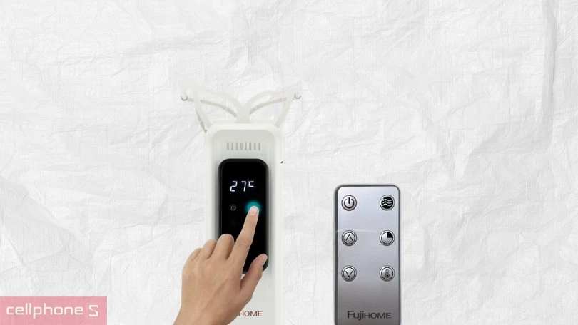 Khả năng hỗ trợ điều khiển của máy sưởi dầu Fujihome OH8613
