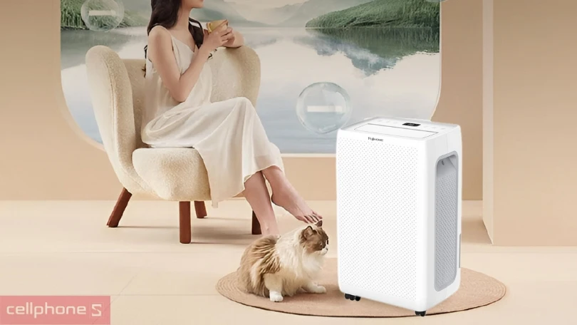 Máy hút ẩm dân dụng FujiHome DH18W - đảm bảo độ ẩm hoàn hảo cho căn hộ