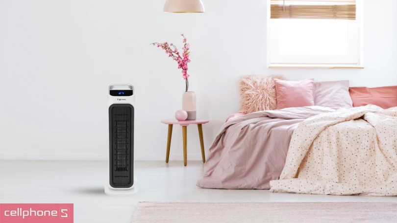 Thiết kế để bàn gọn gàng, tích hợp màn hình LCD dễ theo dõi