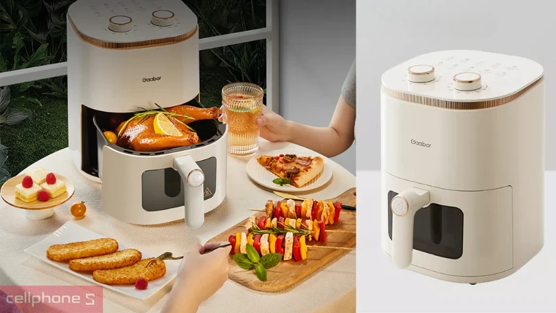 Nồi chiên không dầu Gaabor AF-45M01A – Nồi chiên lý tưởng cho gia đình