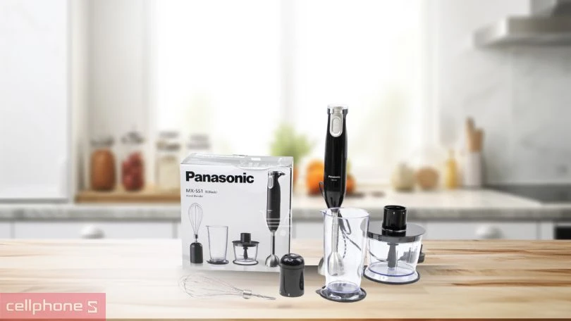 Máy xay cầm tay Panasonic MX-SS1BRA 600W đa năng, tiện ích