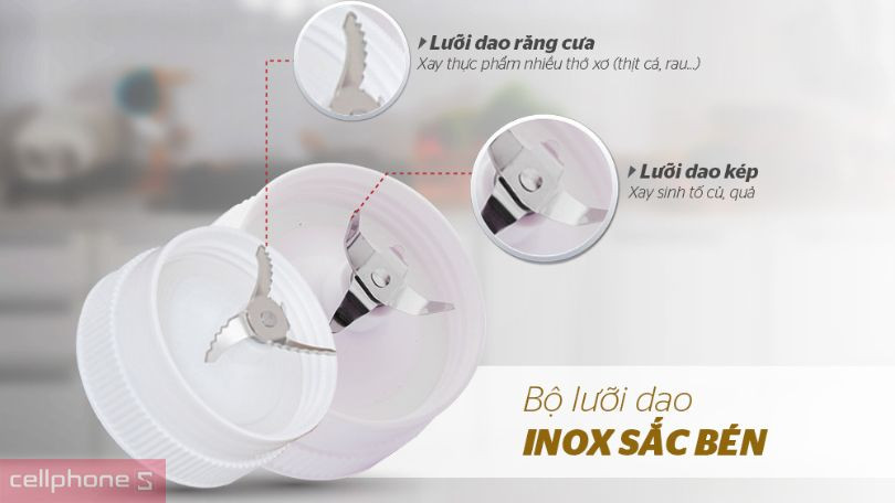 Lưỡi dao, chức năng xay của máy xay sinh tố Sunhouse SHD5582W