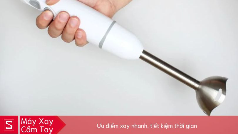Máy xay sinh tố cầm tay tiết kiệm thời gian, xay nhanh