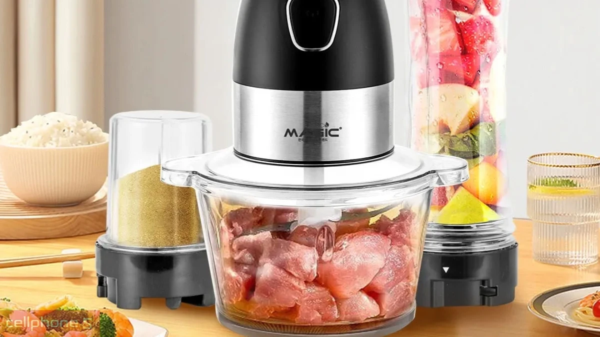 Khả năng vệ sinh máy xay thực phẩm đa năng 3 in 1 Magic Eco AC-16