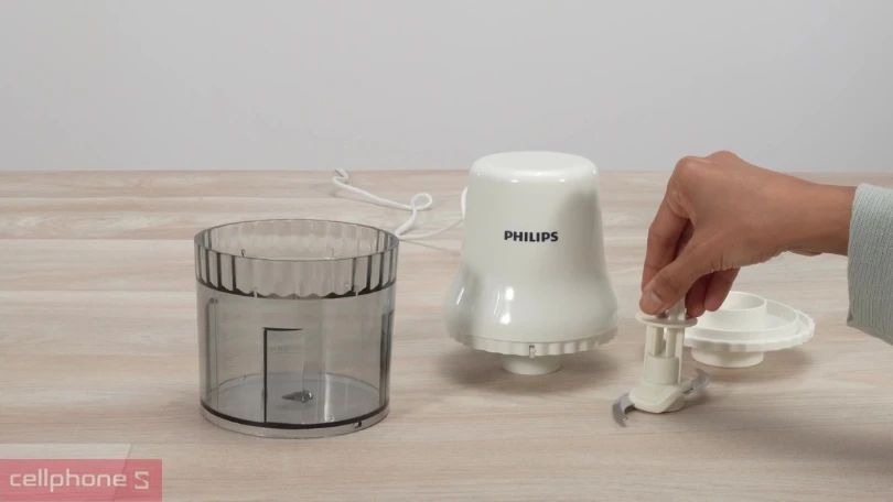 Cách vệ sinh máy xay thịt Philips HR1393/00