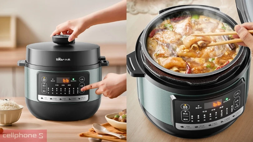 Vì sao nên mua nồi áp suất Bear YLB-C40Y7 4L