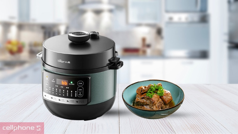 Công suất và các chương trình nấu của nồi áp suất Bear YLB-C40Y7 4L
