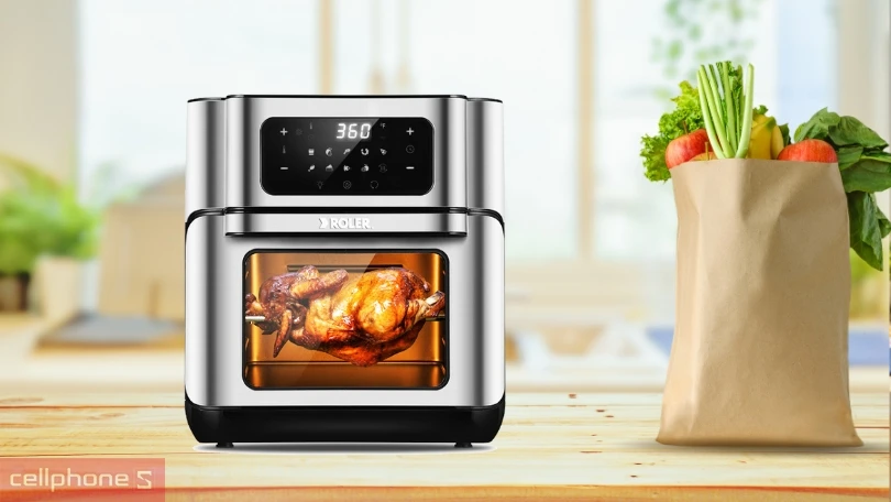 Công suất, tính năng của nồi chiên không dầu Roler RA-3116A 12l