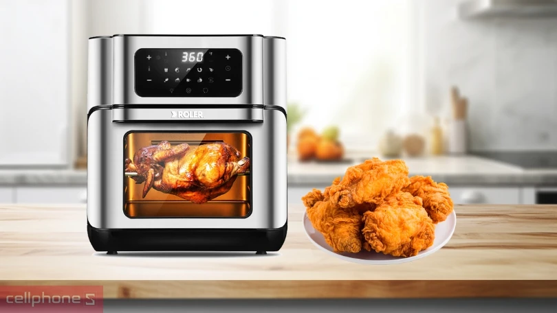 Dung tích nồi chiên không dầu Roler RA-3116A 12l