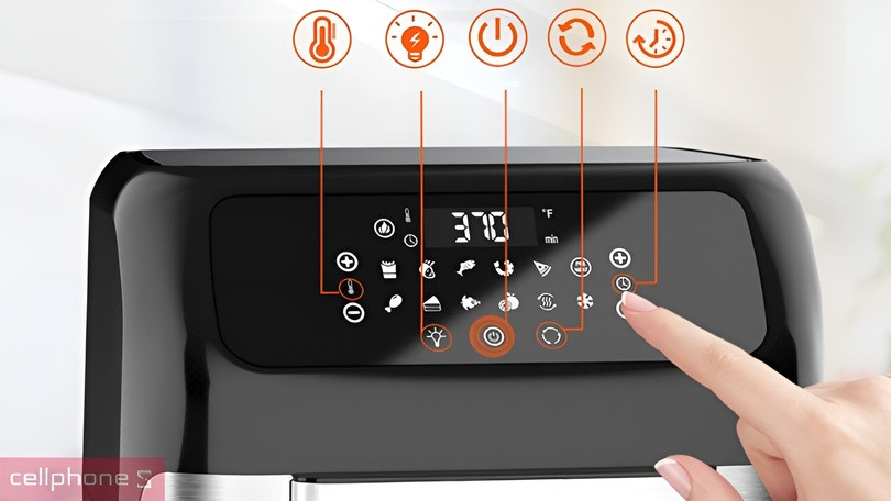 Nồi chiên không dầu Roler RA - 3118A 12L - Công nghệ nấu hiện đại, dung tích lớn